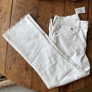 Brand New JCrew White Denim